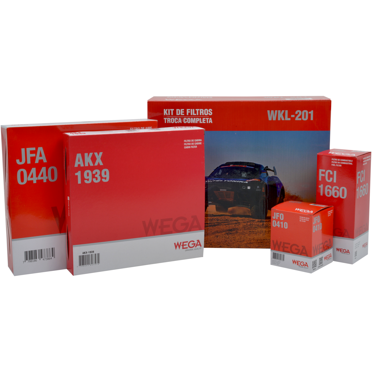 Kit de Filtros Hr-V 1.8 - Wega - Wkl-201 - (1)