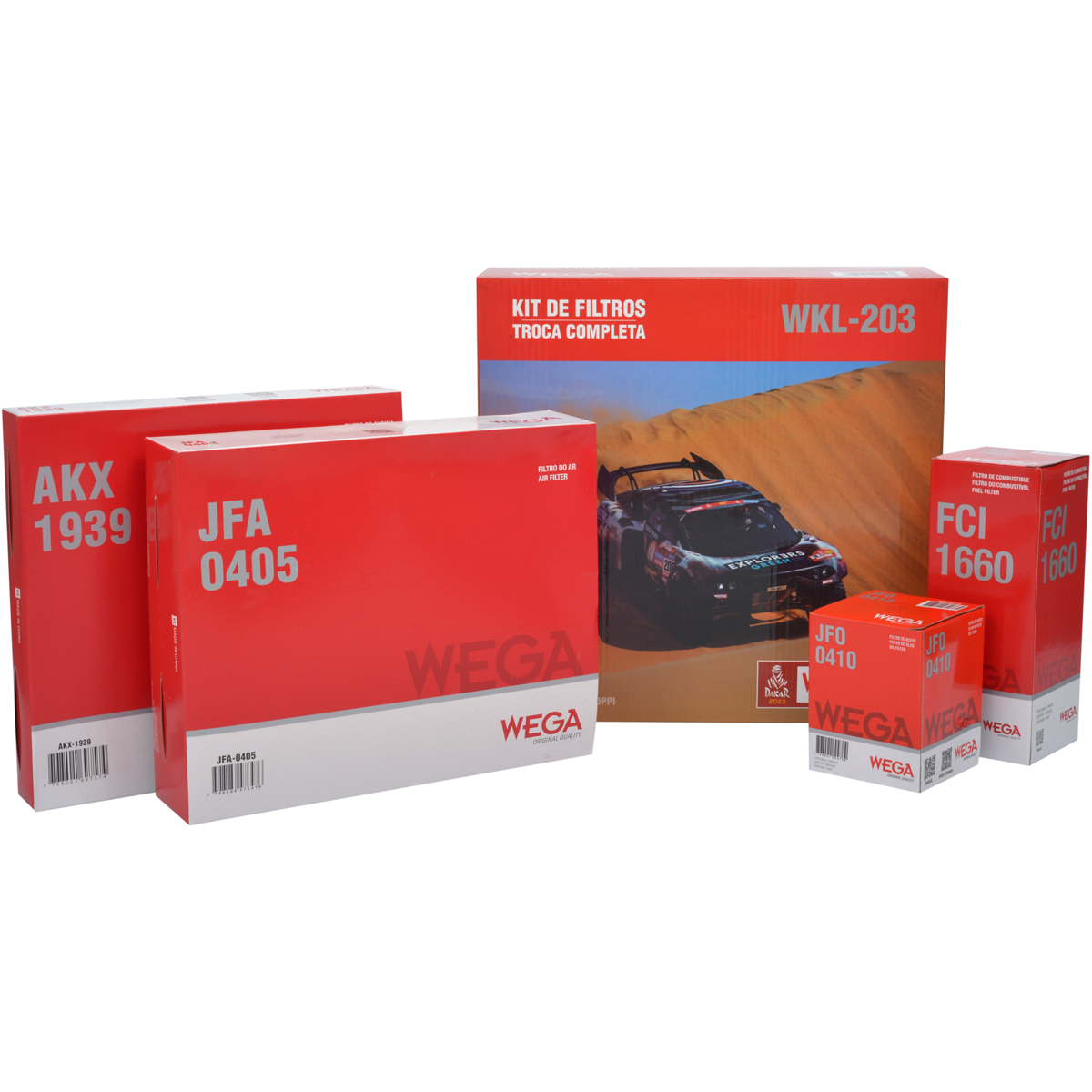 Kit de Filtros Civic G10 2.0 16V - Wega - Wkl-203 - (1)