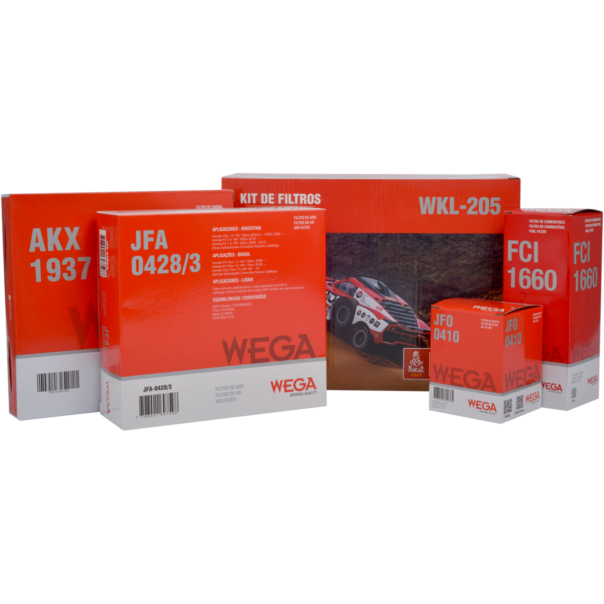 Kit de Filtros Fit 1.4 16V - Wega - Wkl-205 - (1)