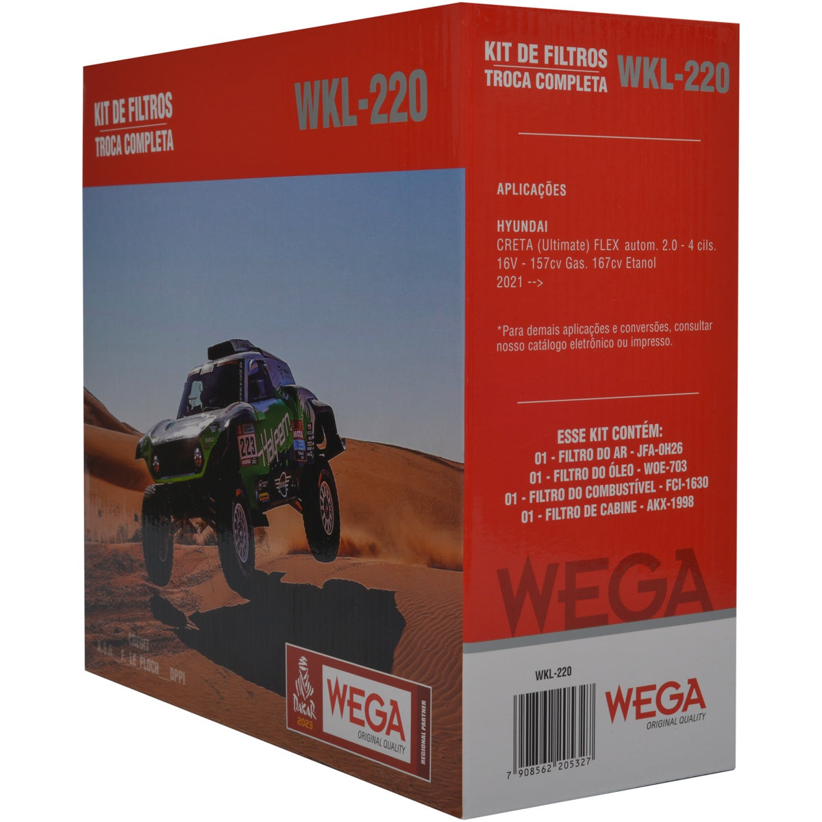 Kit de Filtros Creta 2.0 16V após 2021 - Wega - Wkl-220 - (3)