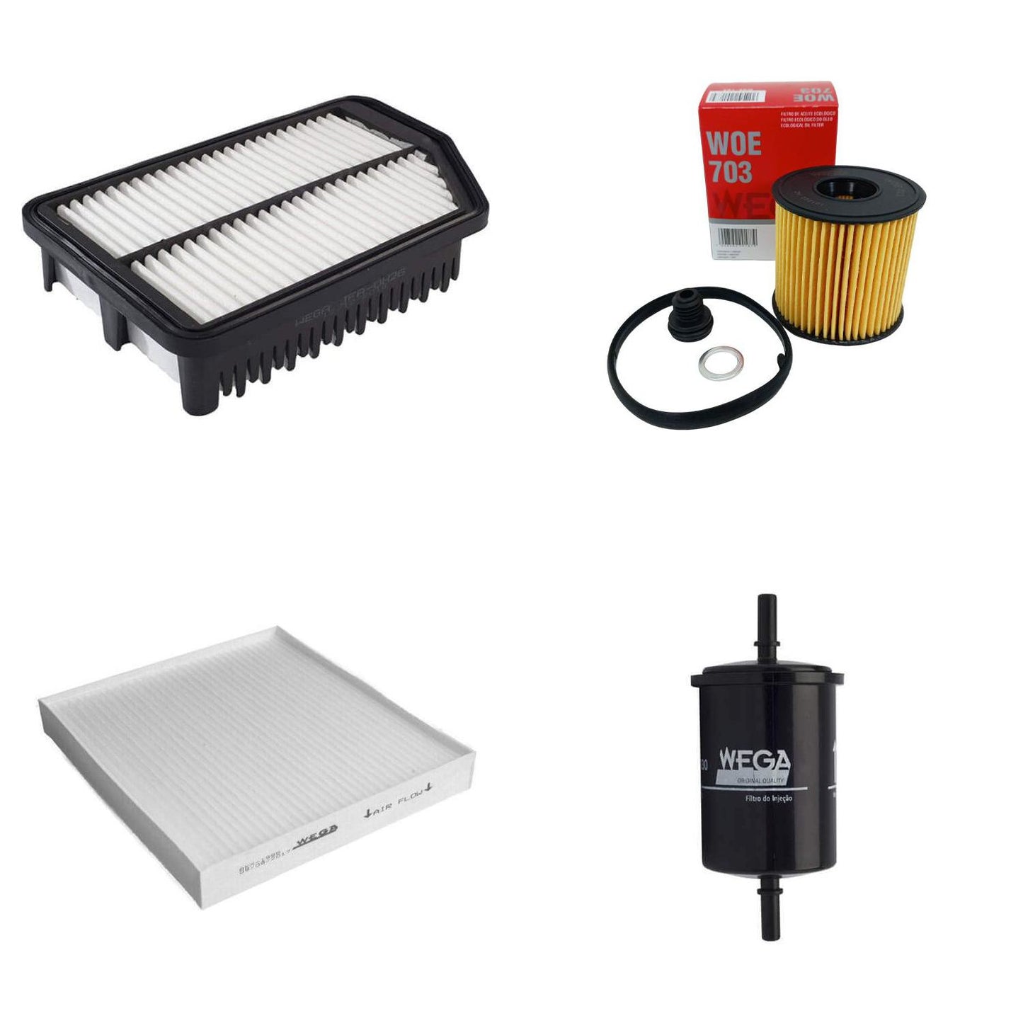 Kit de Filtros Creta 2.0 16V após 2021 - Wega - Wkl-220 - (4)