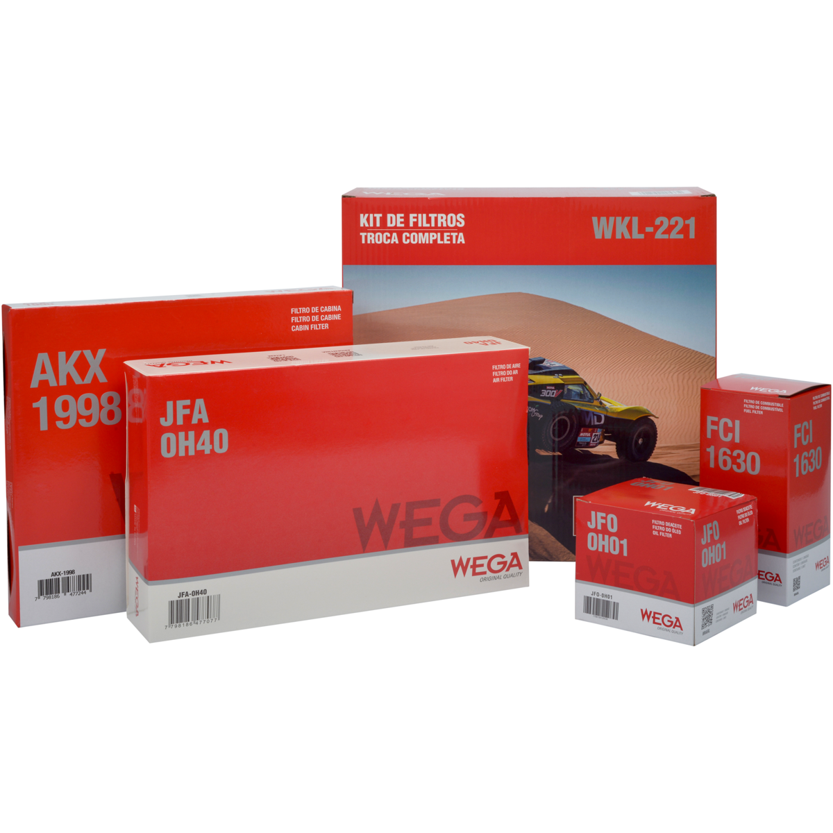 Kit de Filtros Creta 1.6 16V - Wega - Wkl-221 - (1)