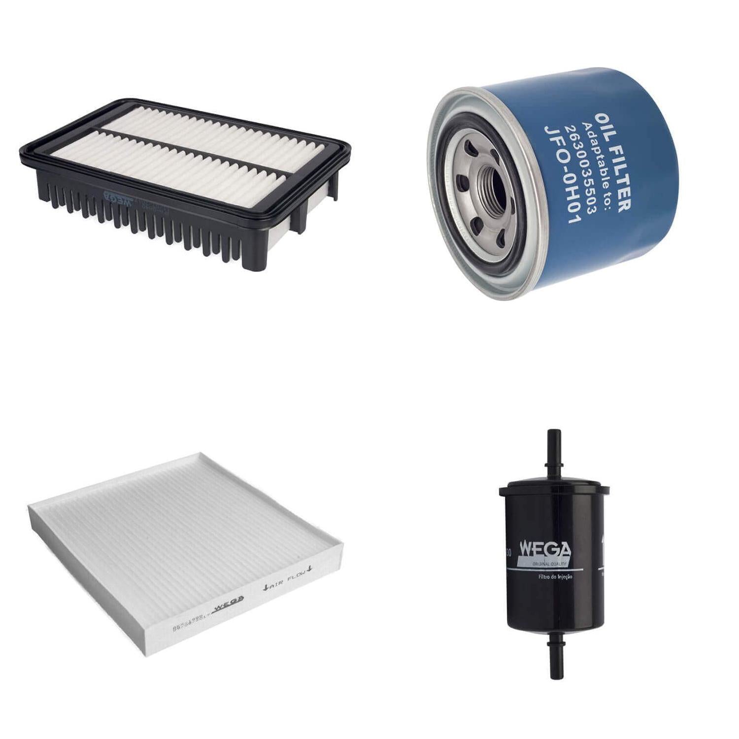 Kit de Filtros Creta 1.6 16V - Wega - Wkl-221 - (4)