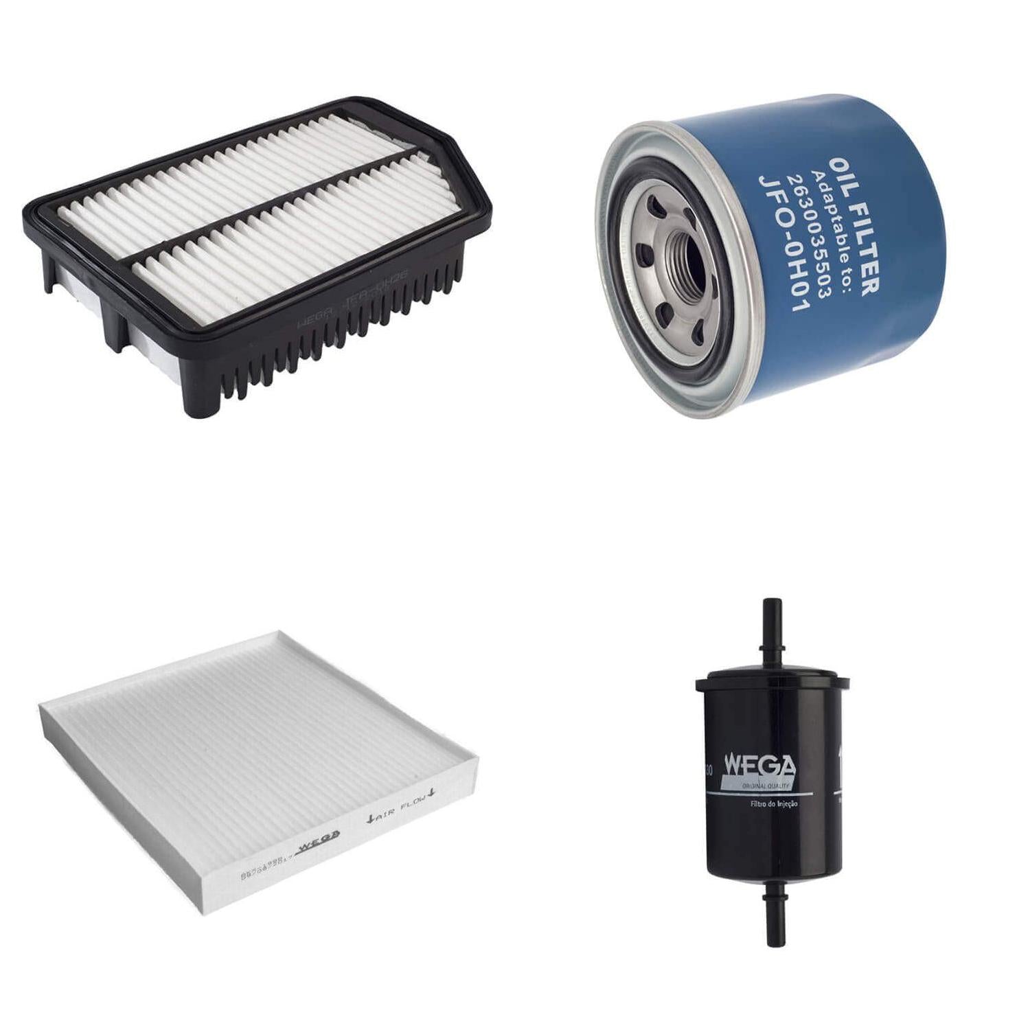 Kit de Filtros Creta 2.0 16V até 2020 - Wega - Wkl-222 - (4)