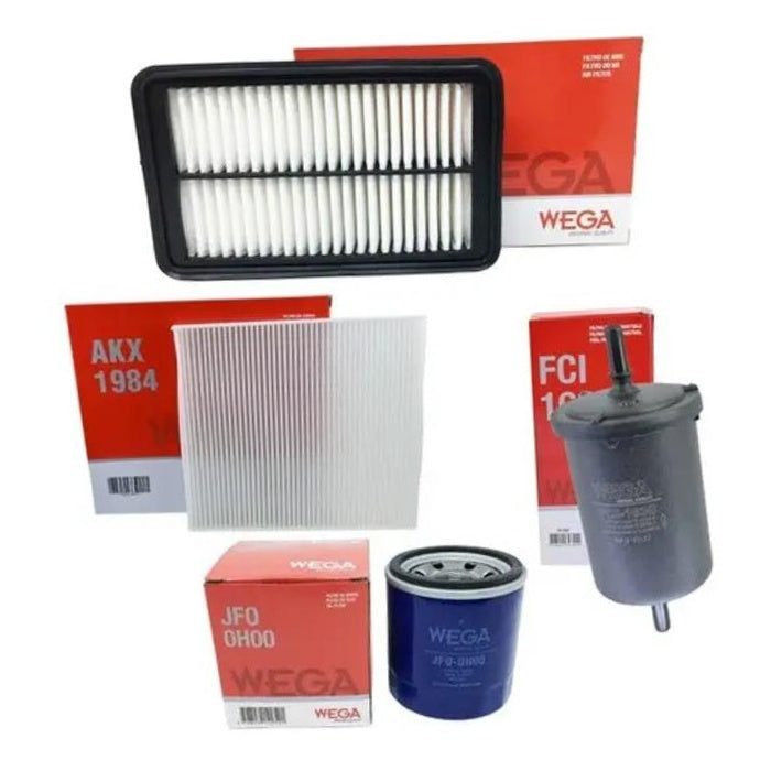 Kit Filtros de Ar Combustível Óleo e Cabine para Hyundai HB20 e HB20S - Wega - WKL-225 - (1)