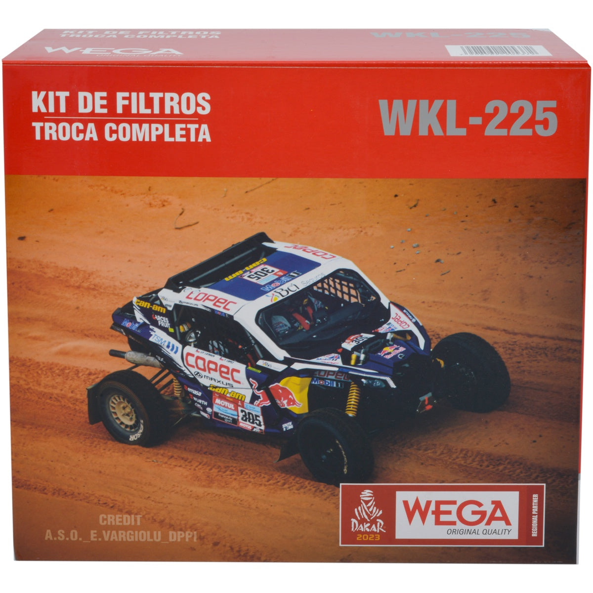 Kit Filtros de Ar Combustível Óleo e Cabine para Hyundai HB20 e HB20S - Wega - WKL-225 - (12)
