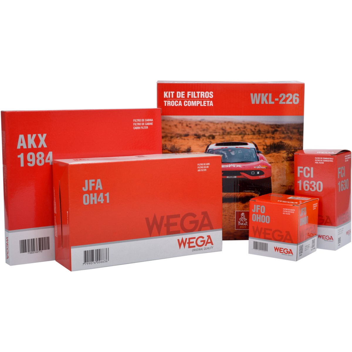 Kit de Filtros Hb20 Hb20S 1.0 Turbo após 2019 - Wega - Wkl-226 - (1)