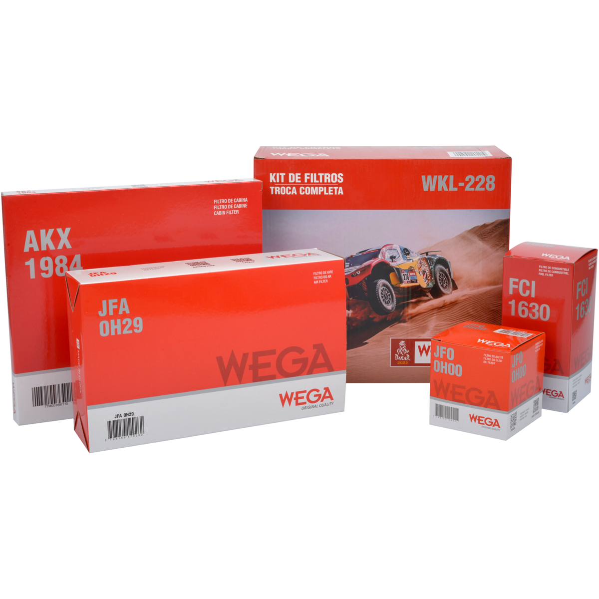 Kit de Filtros Hb20 Hb20S Hb20X 1.0 Turbo até 2018 - Wega - Wkl-228 - (1)