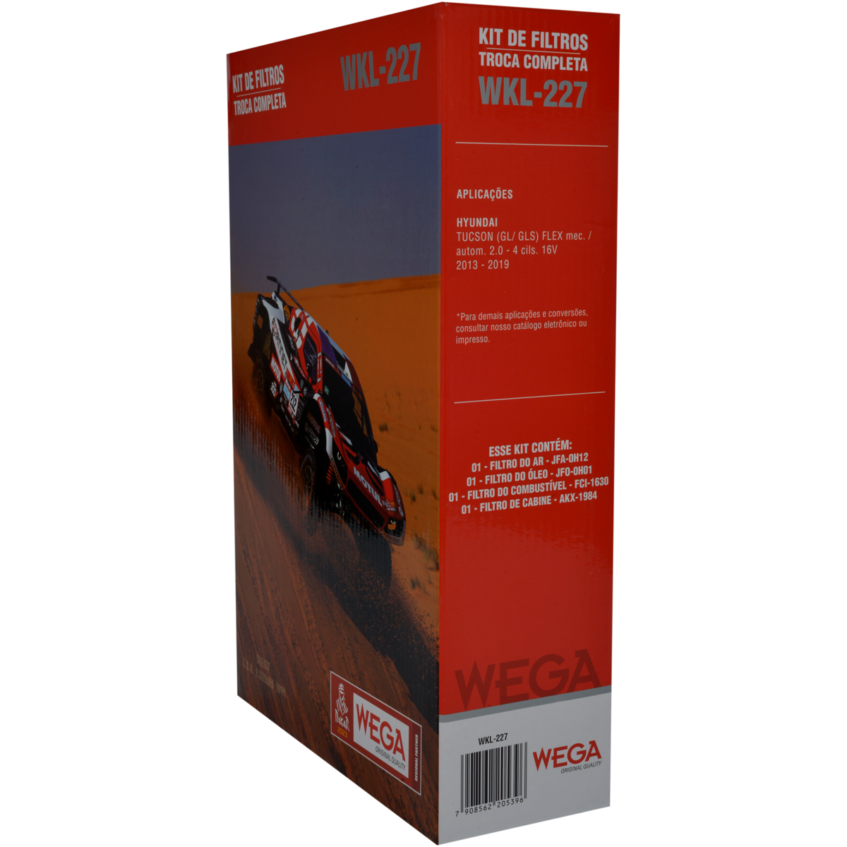 Kit de Filtros Tucson 2.0 16V - Wega - Wkl-227 - (3)