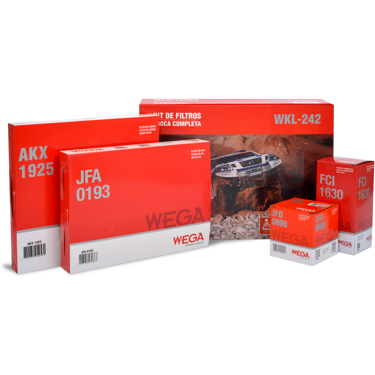 Kit de Filtros March Versa 1.0 12V - Wega - Wkl-242 - (1)