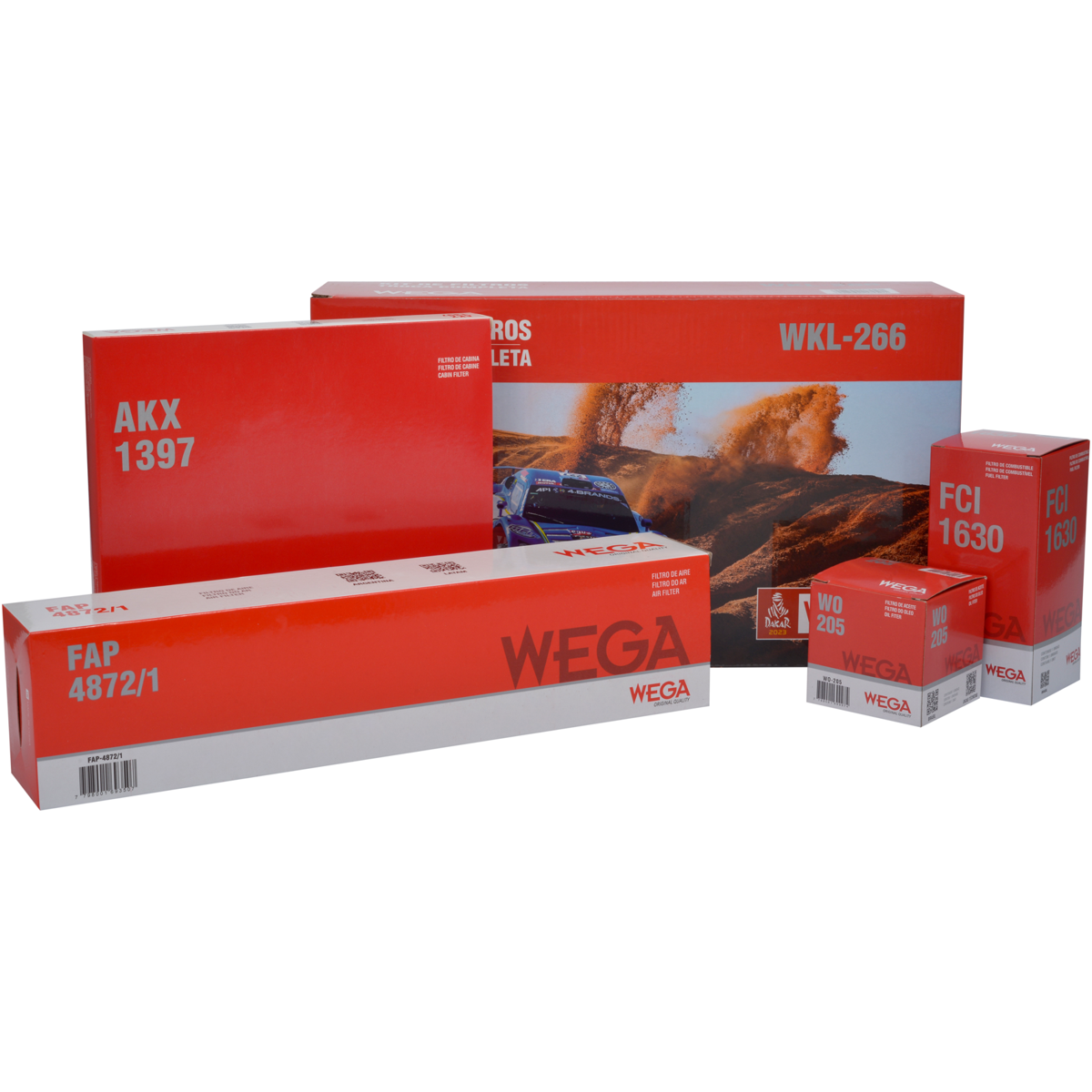 Kit Filtros de Ar Combustível Óleo e Cabine para Renault Logan e Sandero - Wega - WKL-266 - (6)
