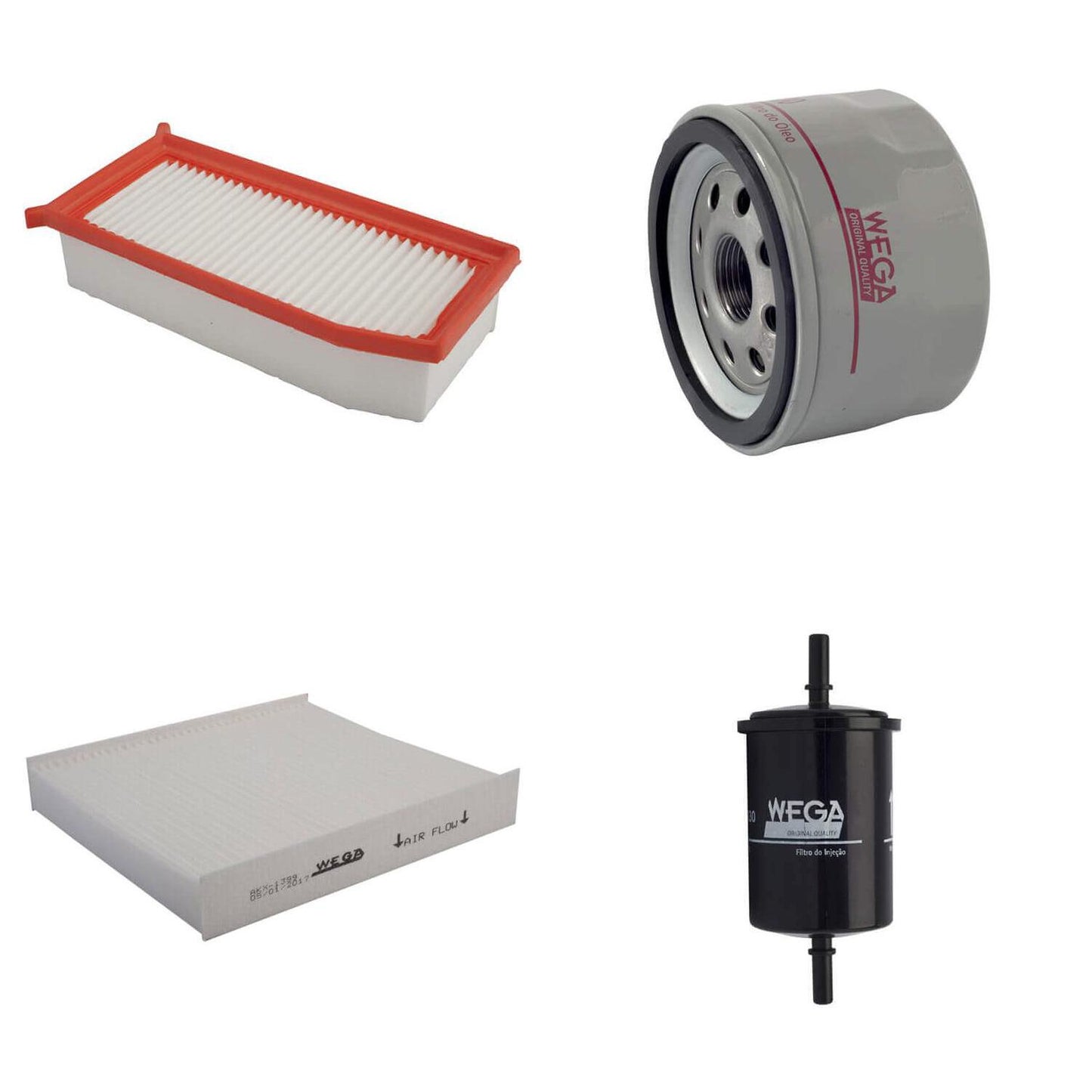 Kit de Filtros Captur Sandero Rs 2.0 16V - Wega - Wkl-269 - (4)