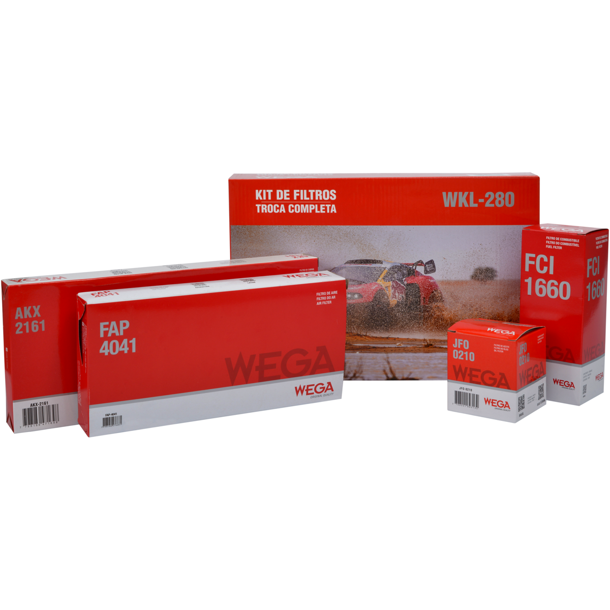 Kit de Filtros Etios Hatch Sedan 1.3 1.5 - Wega - Wkl-280 - (1)