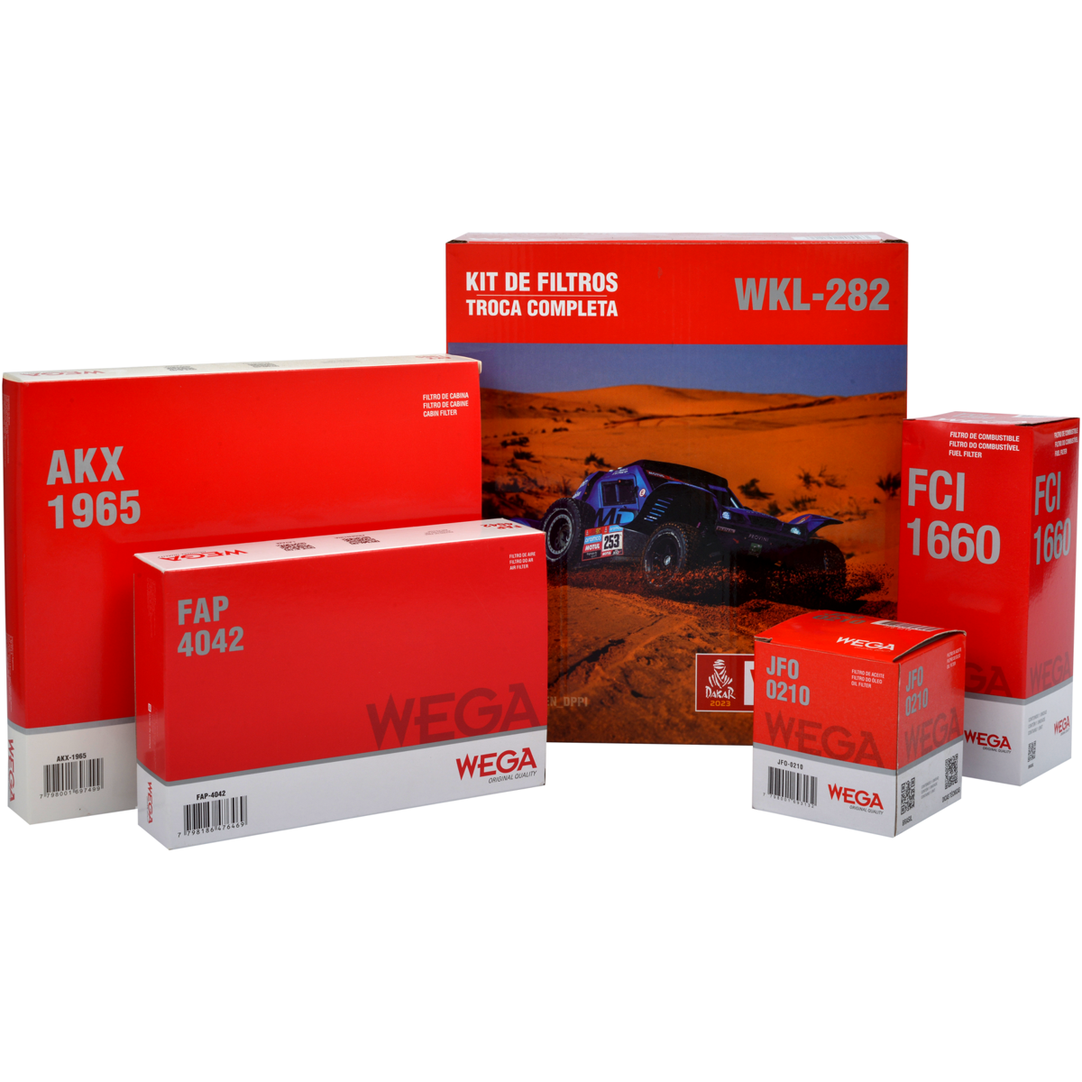 Kit de Filtros Corolla 1.8 16V Híbrido - Wega - Wkl-282 - (1)