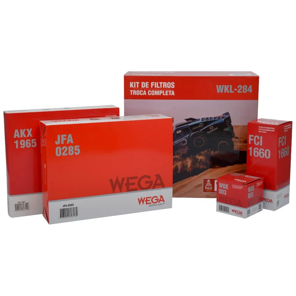 Kit Filtros de Ar Combustível Óleo e Cabine para Toyota Corolla - Wega - WKL-284 - (5)