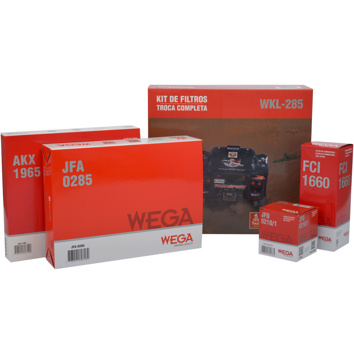 Kit de Filtros Corolla 1.6 3Zz/1.8 16V 1Zz - Wega - Wkl-285 - (1)