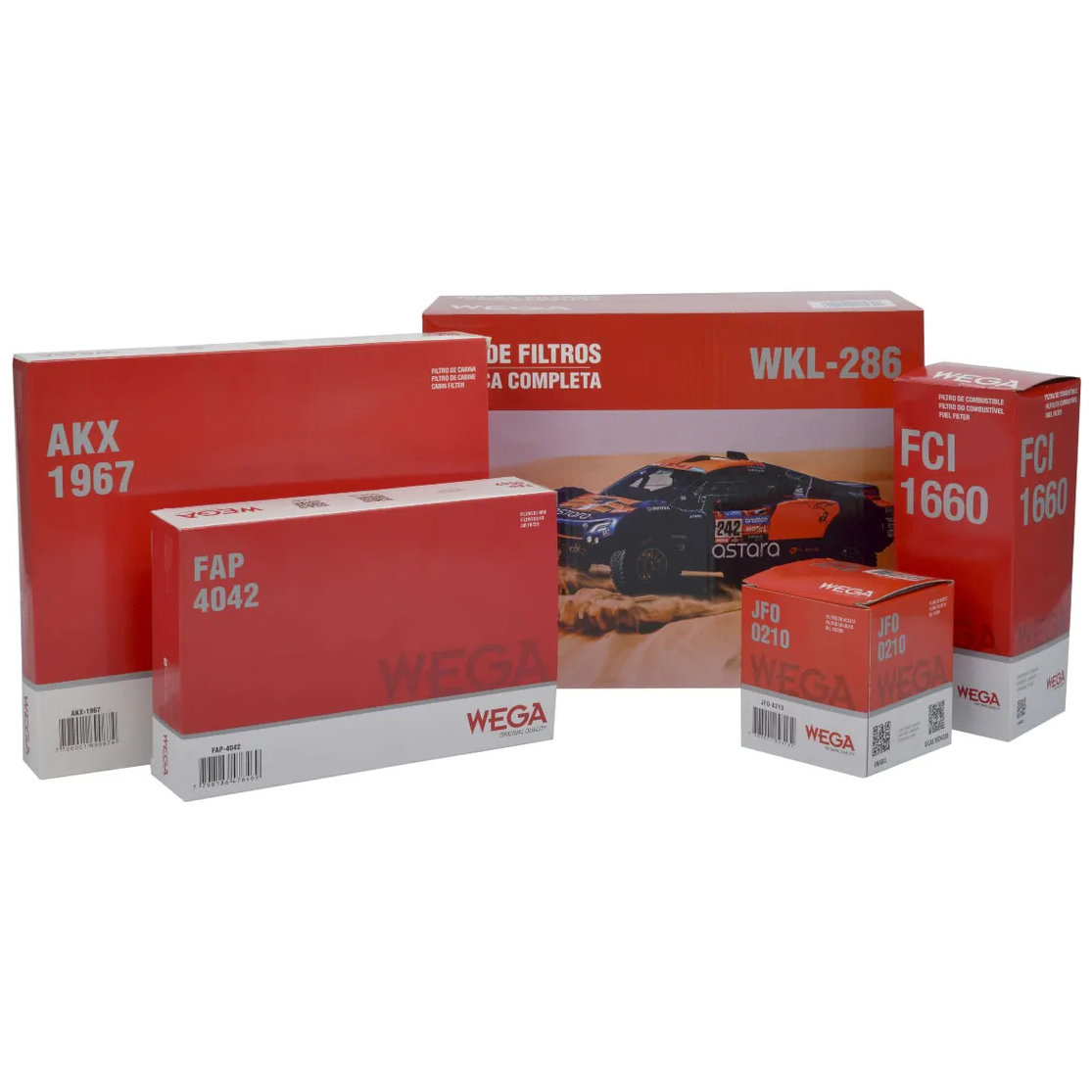 Kit de Filtros Corolla Cross 1.8 16V Hybrid - Wega - Wkl-286 - (1)