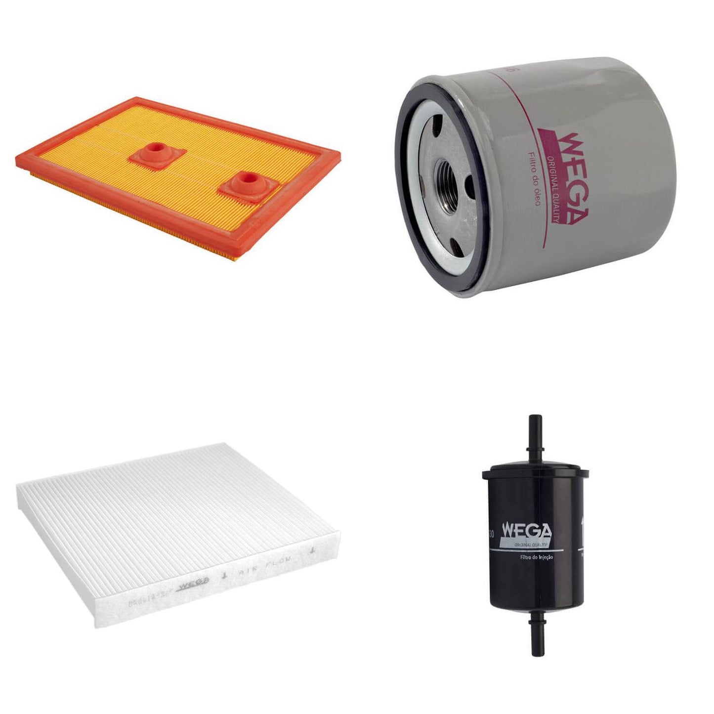Kit de Filtros Polo T-Cross Virtus 1.4 Tsi - Wega - Wkl-304 - (4)