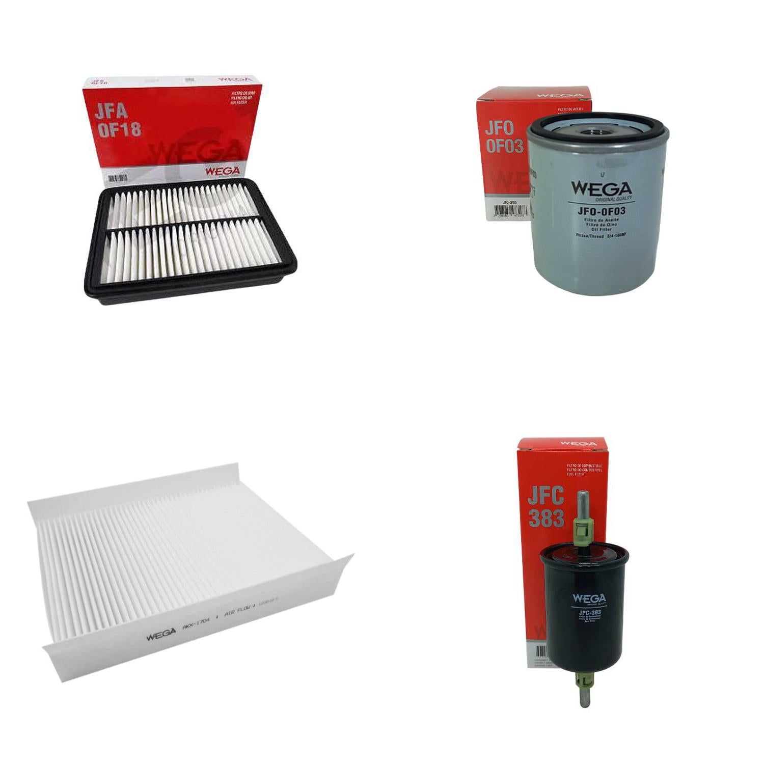 Kit de Filtros Tiggo 5X Tiggo 7 1.5 Turbo - Wega - Wkl-340 - (4)
