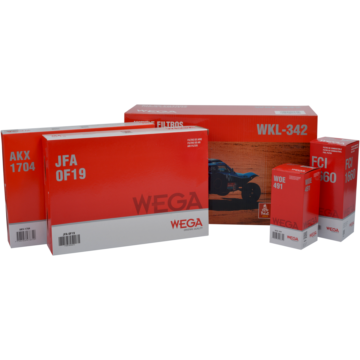 Kit Filtros de Ar Combustível Óleo e Cabine para Chery Tiggo 8 - Wega - WKL-342 - (6)
