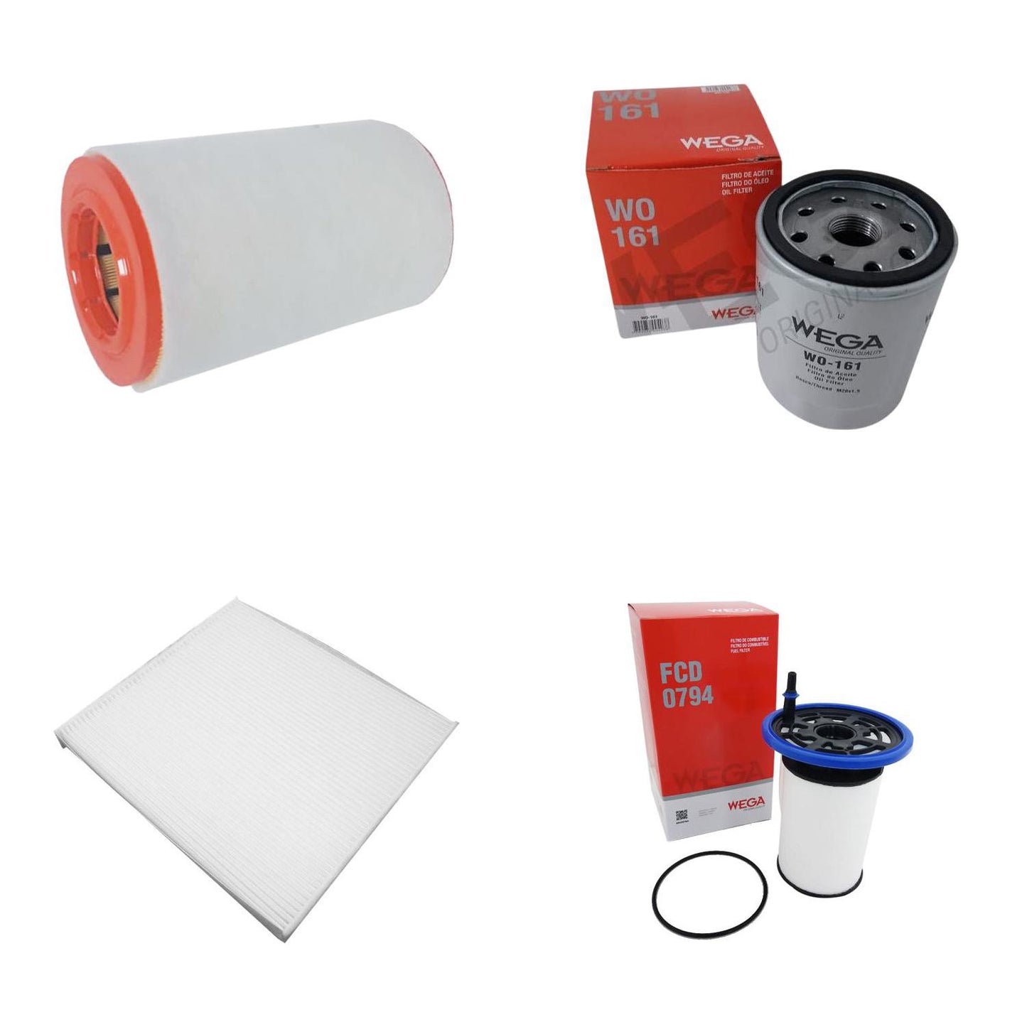 Kit Filtros Citroen Jumper Peugeot Boxer 2.0 2.2 - Wega - Wku482 - (4)