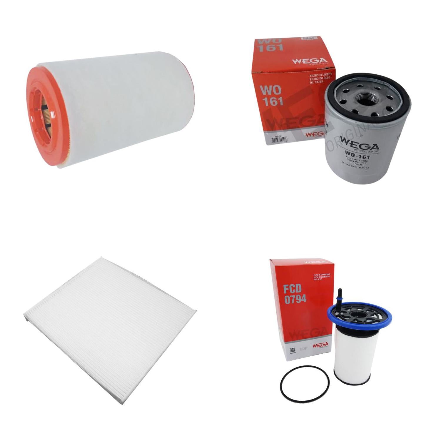 Kit Filtros Citroen Jumper Peugeot Boxer 2.0 2.2 - Wega - Wku482 - (4)
