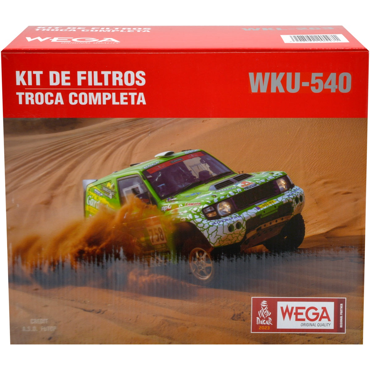 Kit Filtros Mitsubishi L200 Triton L200 Triton Pajero Dakar Flex 2.4 3.5 - Wega - Wku540 - (2)