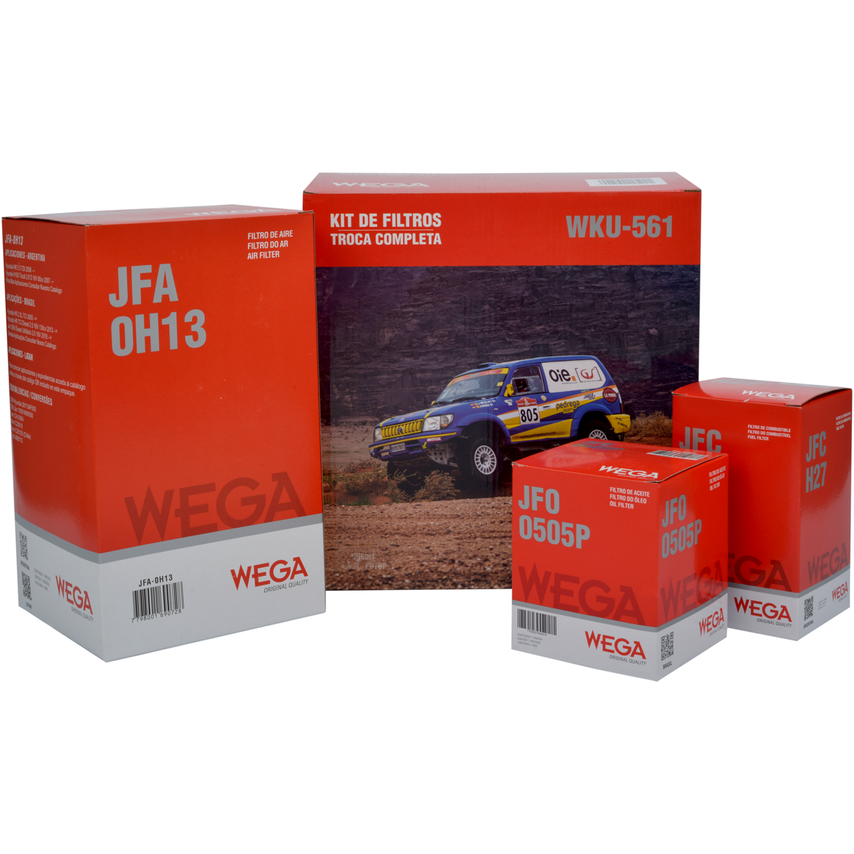 Kit Filtros Hyundai Hr 2.5 - Wega - Wku561 - (1)