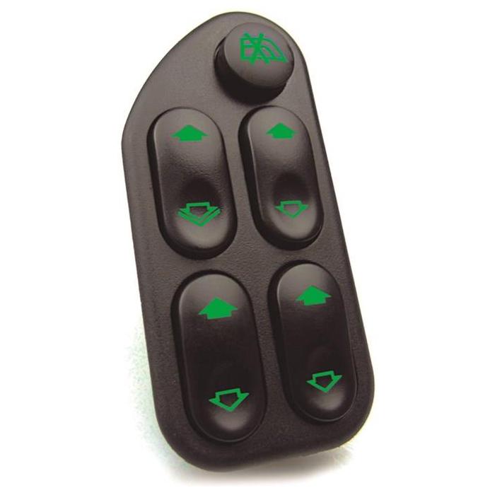 Interruptor de Vidro Elétrico Quadruplo - Multiqualita - FD1005 - (1)