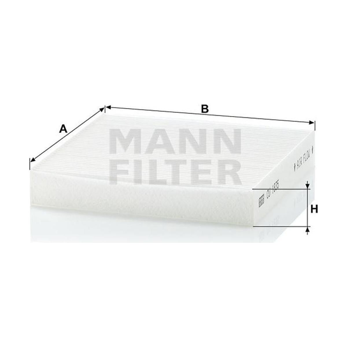 Filtro de Cabine Refil de Papel - Mann-Filter - CU 1835 - (4)