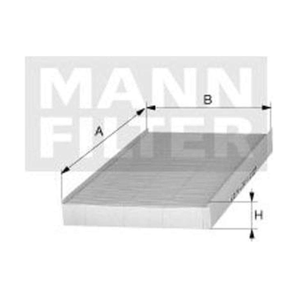 Filtro de Cabine Refil - Mann-Filter - CU 2440 - (2)