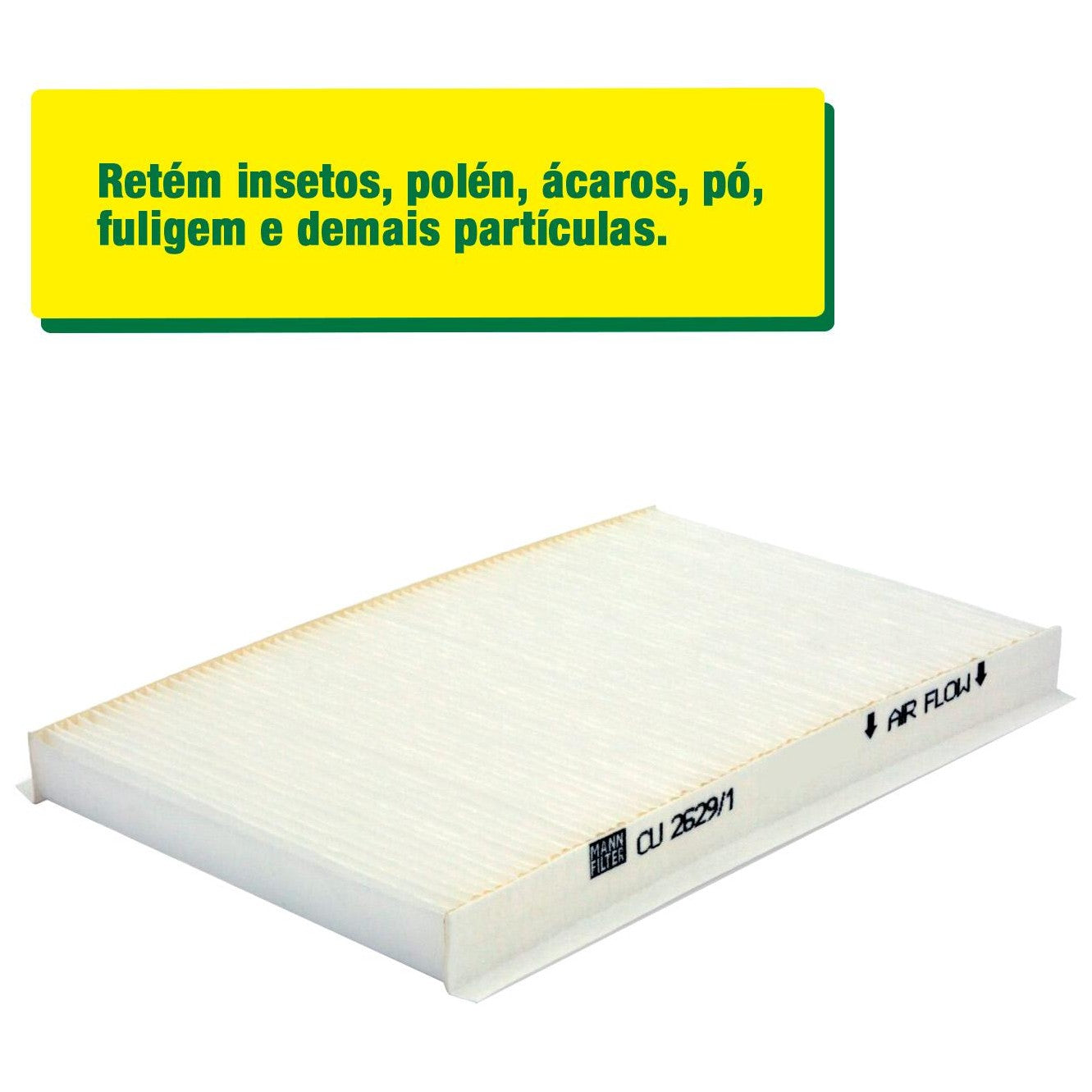 Filtro de Ar Condicionado Cabine - Mann-Filter - CU2629/1 - (2)