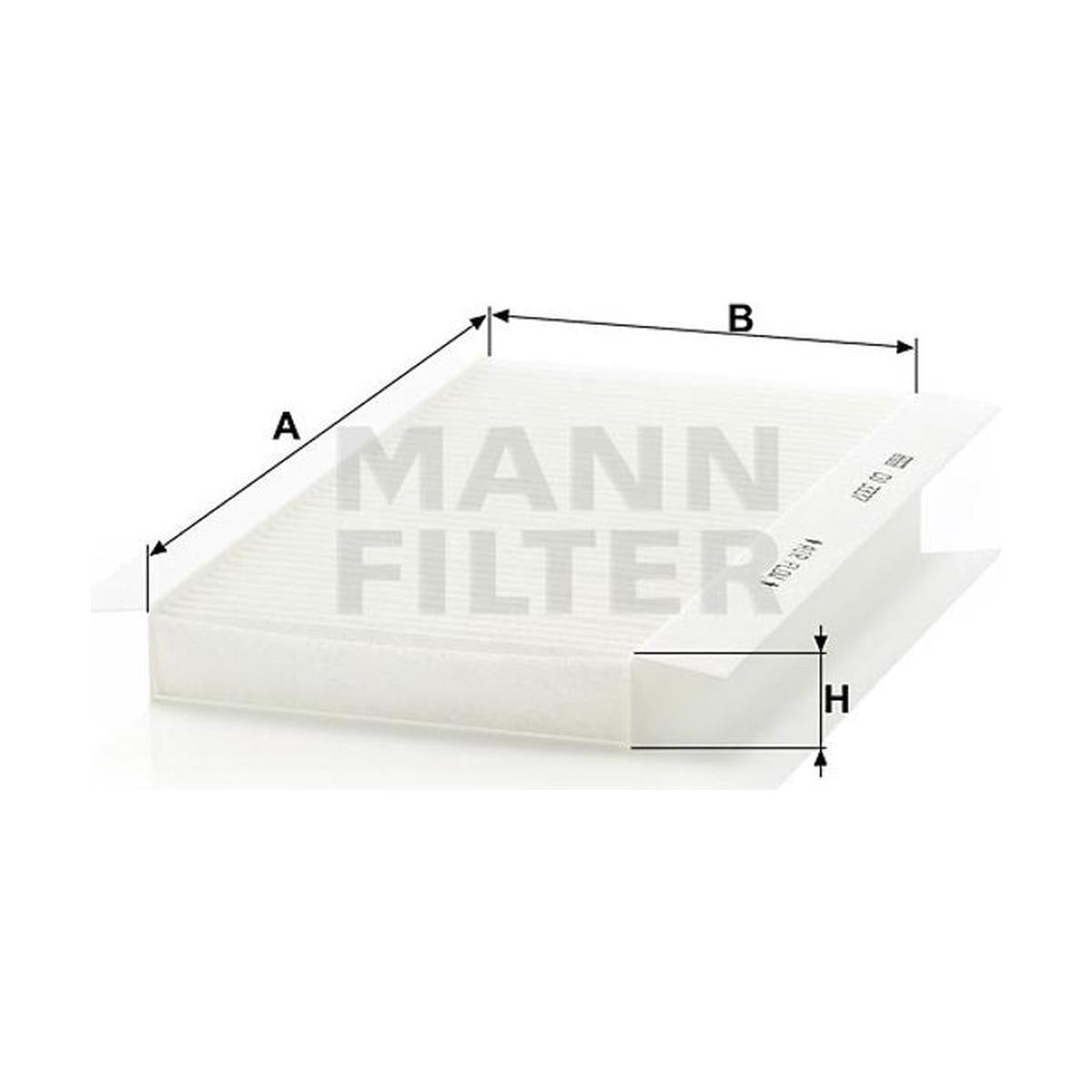 Filtro de Cabine Refil de Papel - Mann-Filter - CU 3337 - (2)