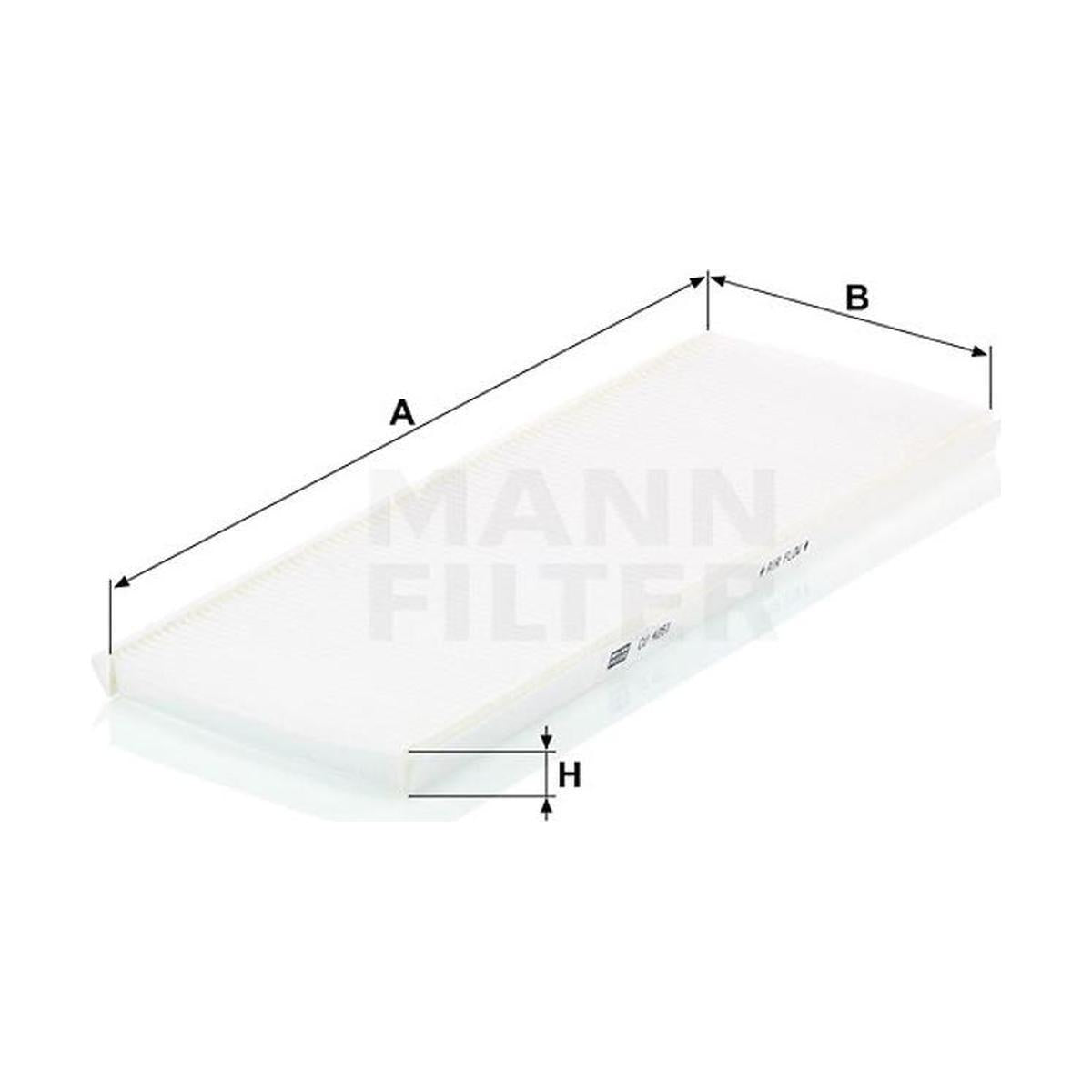 Filtro de Cabine Refil de Papel - Mann-Filter - CU 4251 - (1)