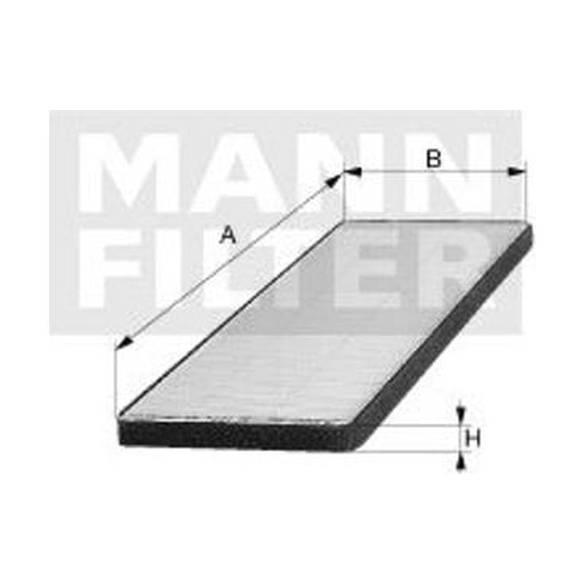 Filtro de Cabine Refil de Papel - Mann-Filter - CU 4251 - (5)