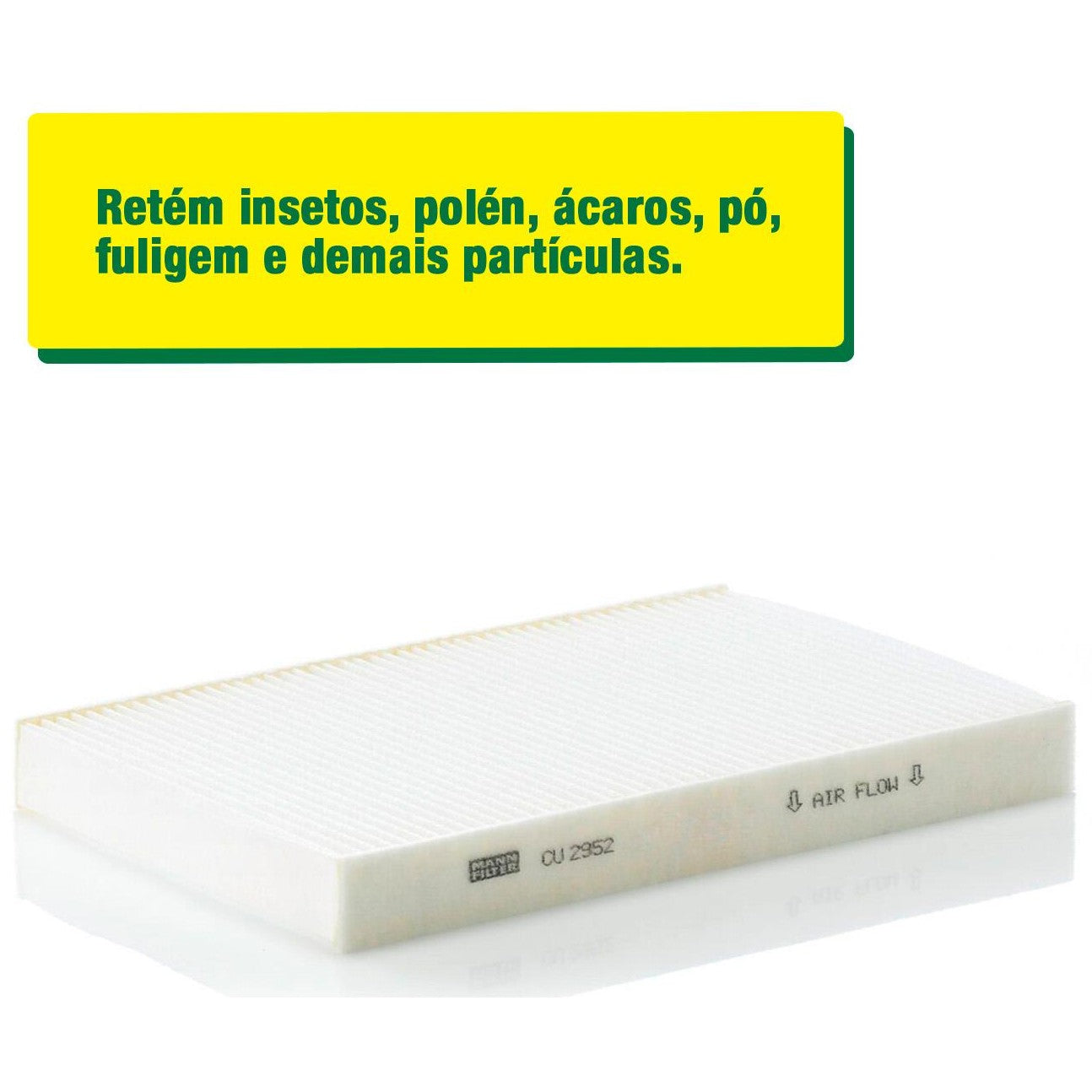 Filtro de Ar Condicionado Cabine - Mann-Filter - CU2952 - (2)