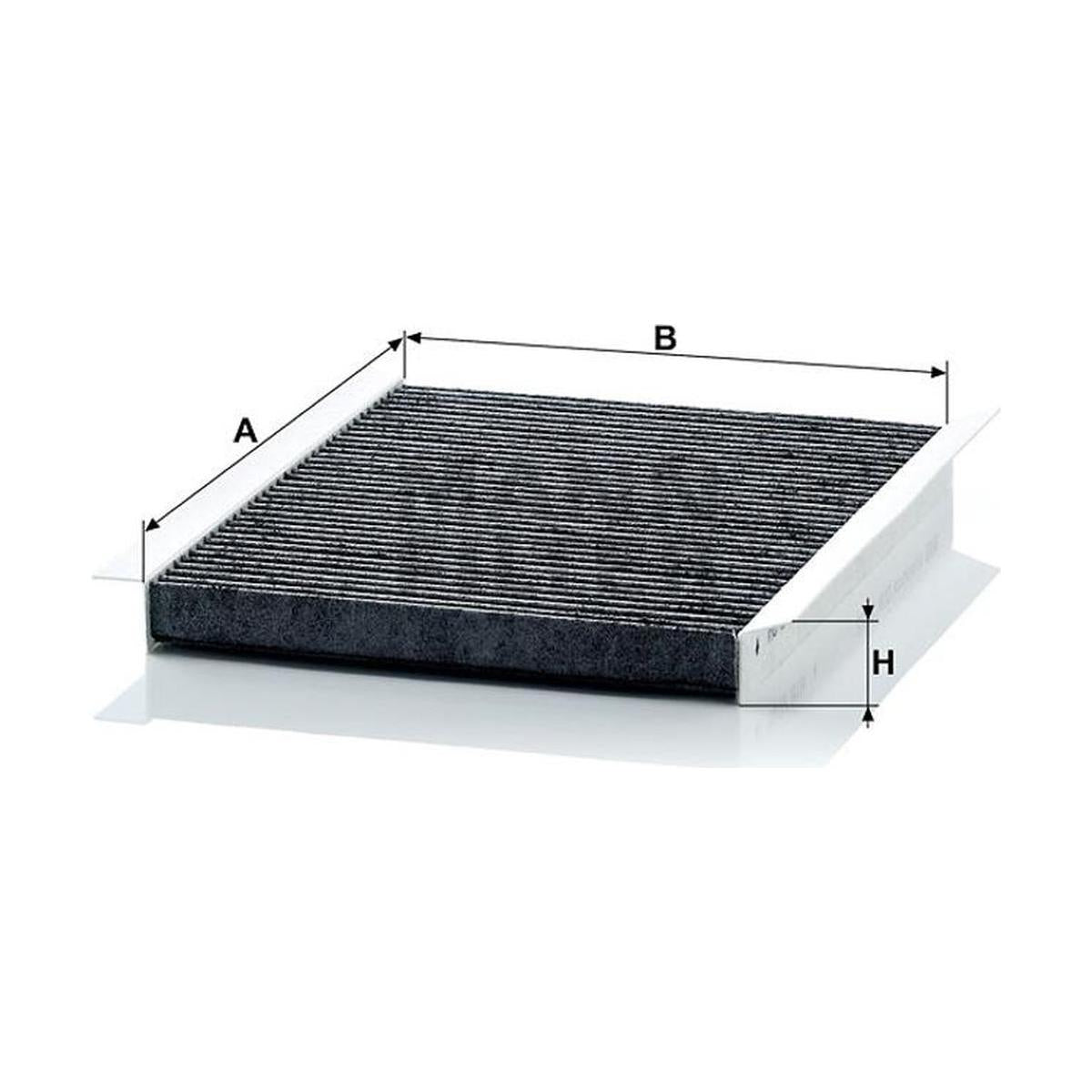 Filtro de Ar da Cabine - Mann-Filter - CUK 2422 - (3)