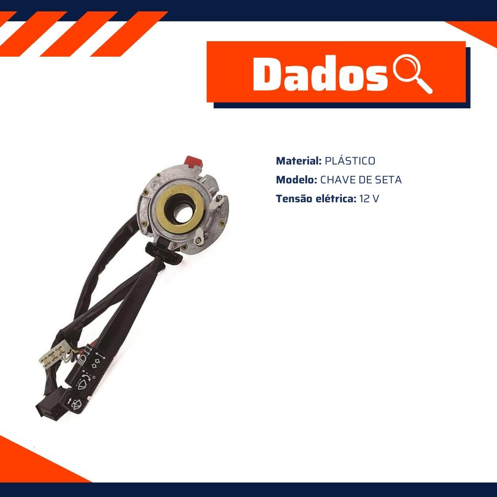 Chave de Seta para Chevrolet Chevette e Chevette Hatch - Multiqualita - GM92078 - (2)