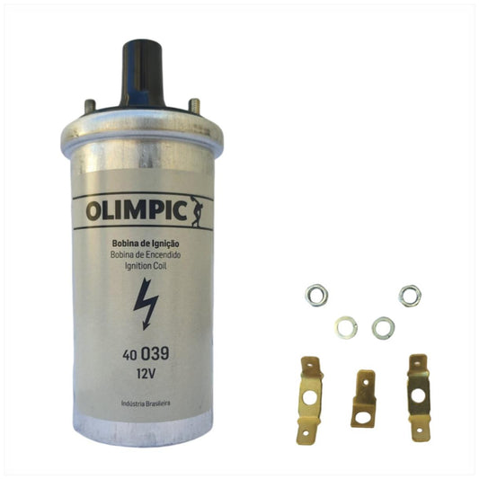 Bobina de Ignição 12V - Olimpic - 40 039 - (1)
