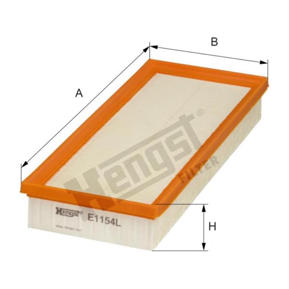 Filtro de Ar do Motor - Hengst - E1154L - (1)