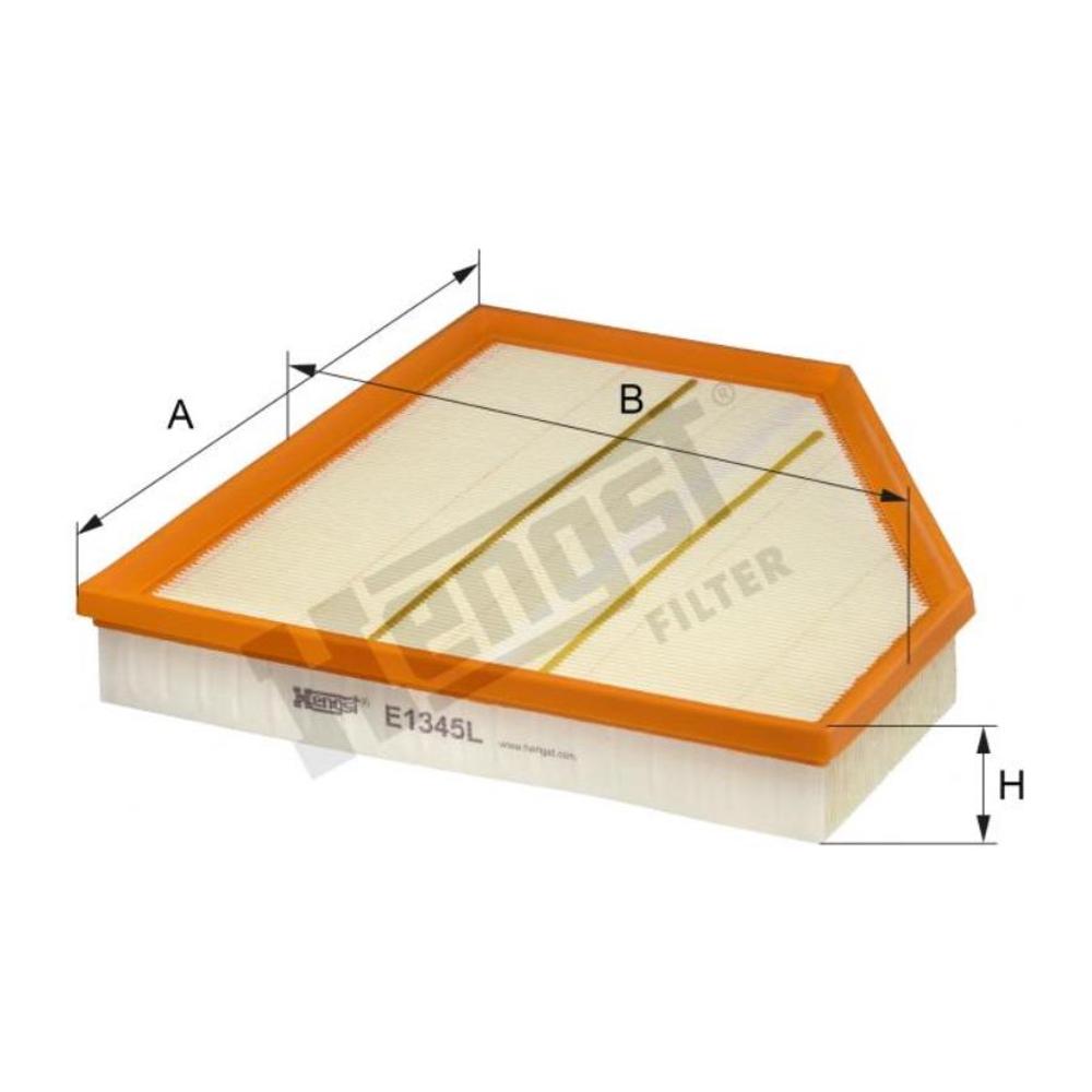 Filtro de Ar do Motor - Hengst - E1345L - (1)