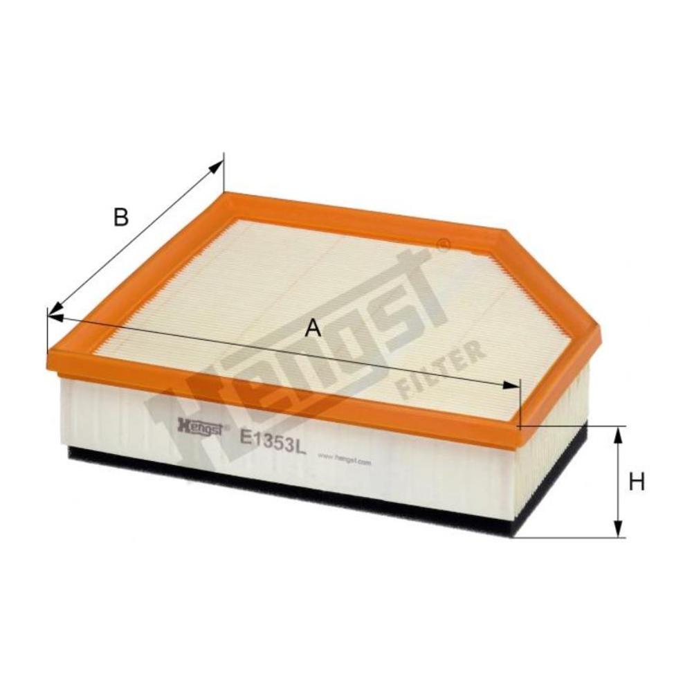 Filtro de Ar do Motor - Hengst - E1353L - (1)