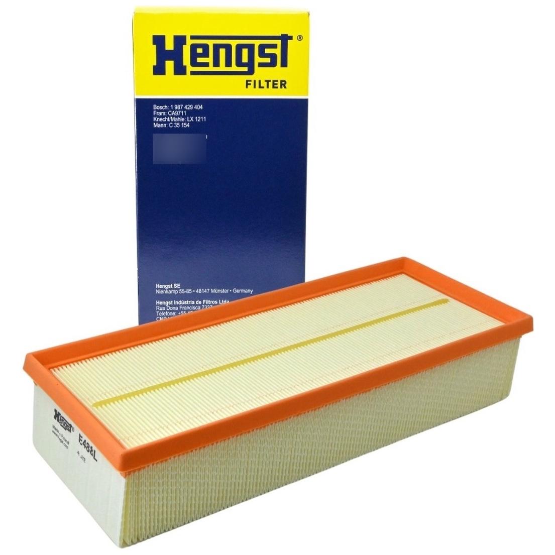 Filtro de Ar do Motor - Hengst - E488L - (1)