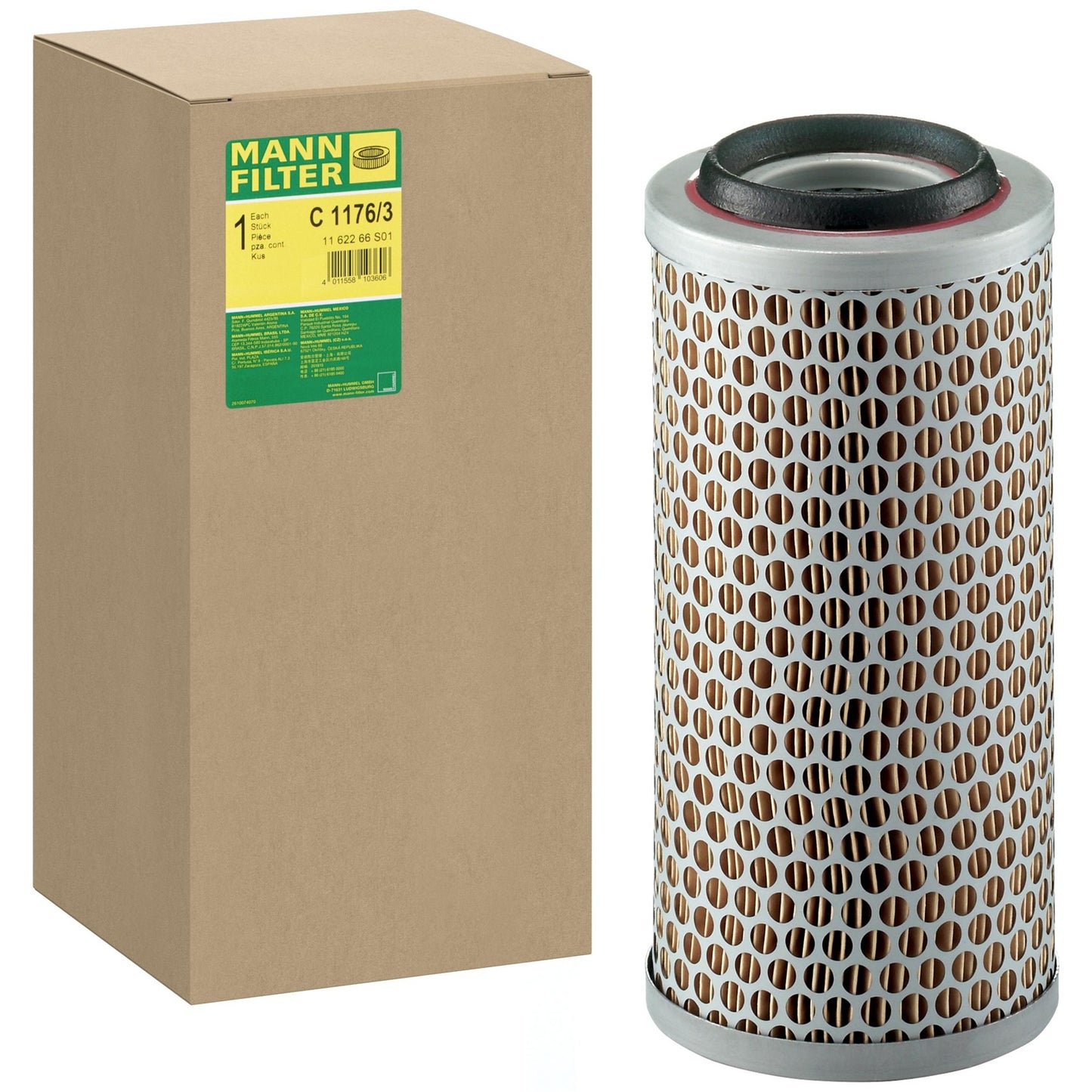 Filtro de Ar - Mann-Filter - C1176/3 - (1)