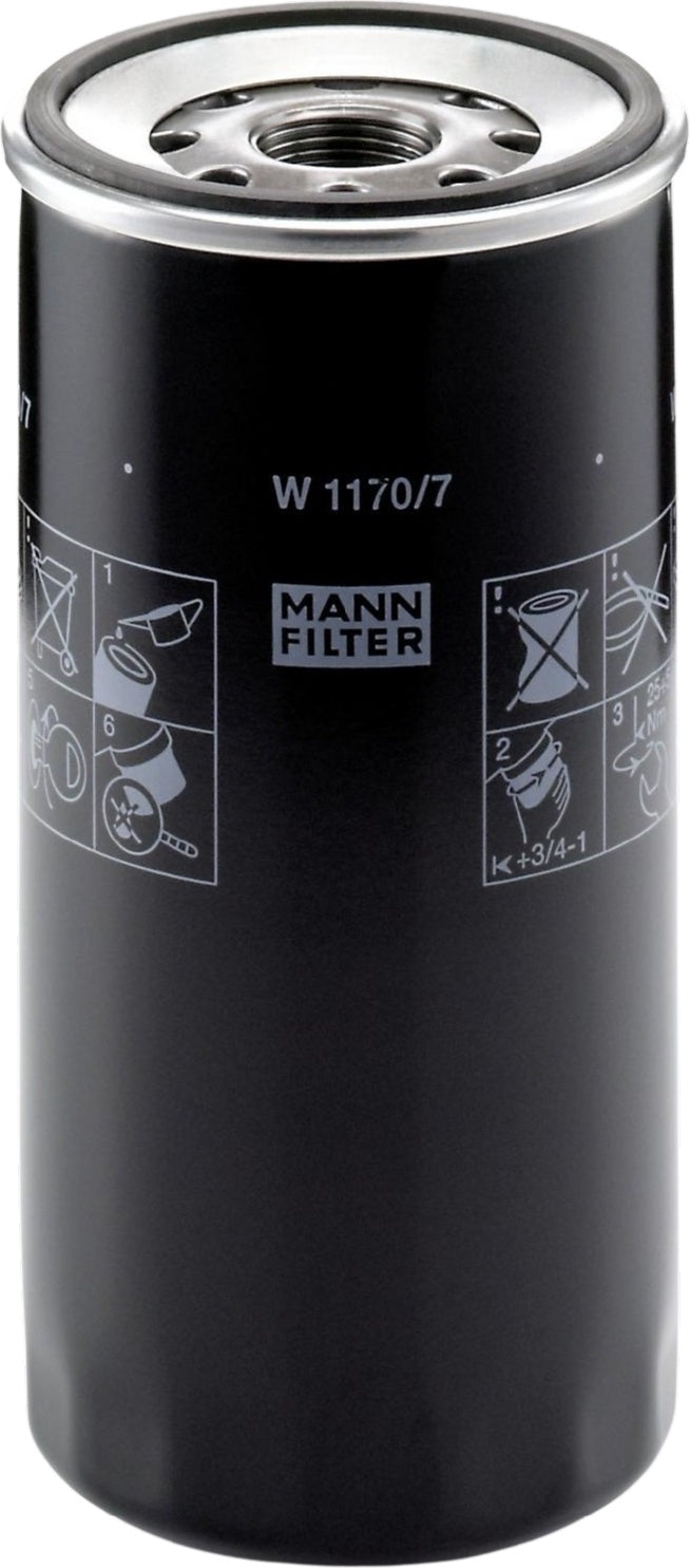 Filtro Blindado de Óleo - Mann-Filter - W1170/7 - (1)