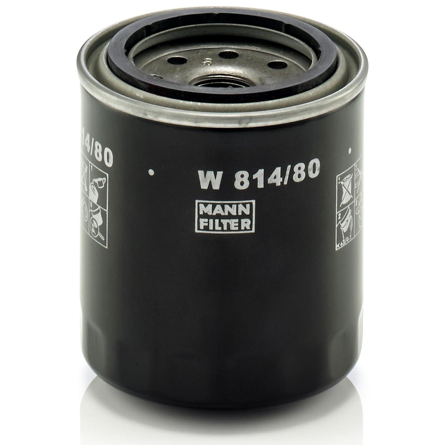 Filtro Blindado de Óleo - Mann-Filter - W814/80 - (1)
