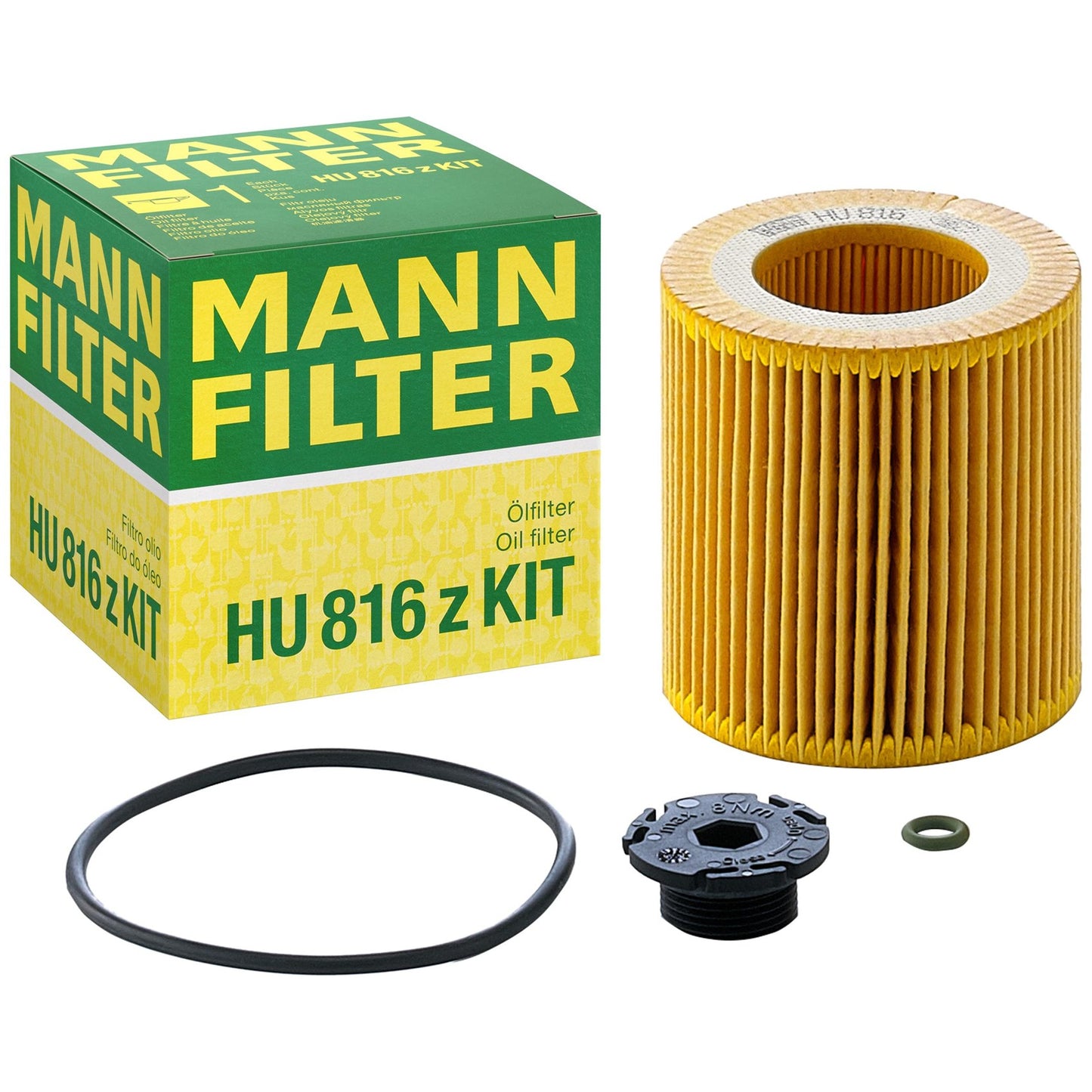 Filtro de Óleo - Mann-Filter - HU816zKIT - (1)