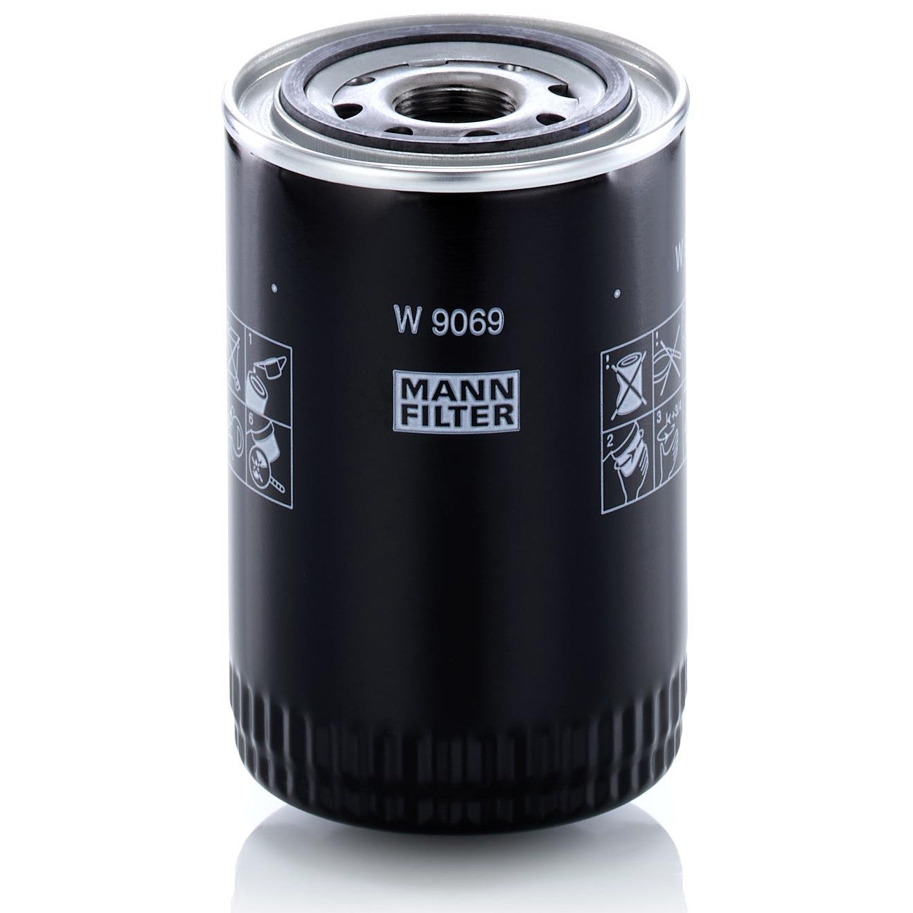 Filtro Blindado de Óleo - Mann-Filter - W9069 - (1)