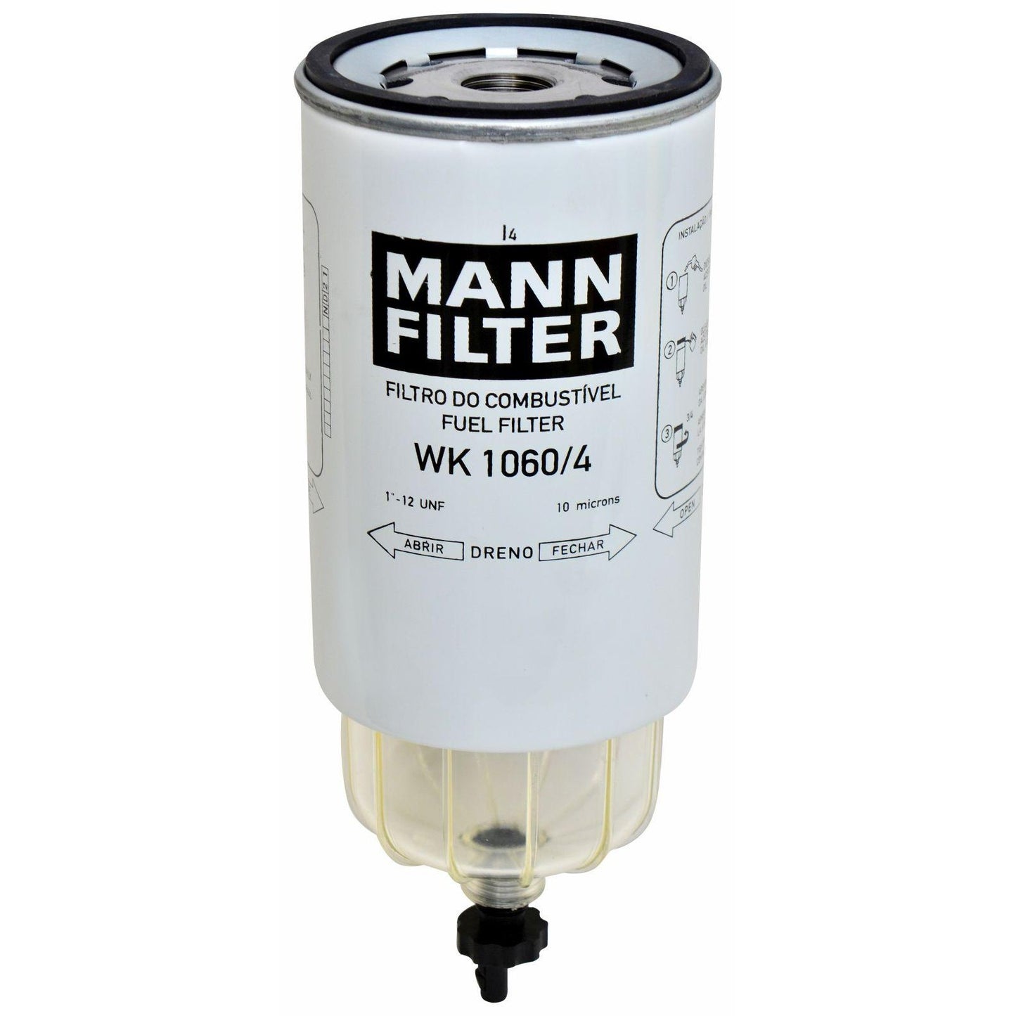 Filtro Blindado de Combustível Separador de Água - Mann-Filter - WK1060/4 - (1)
