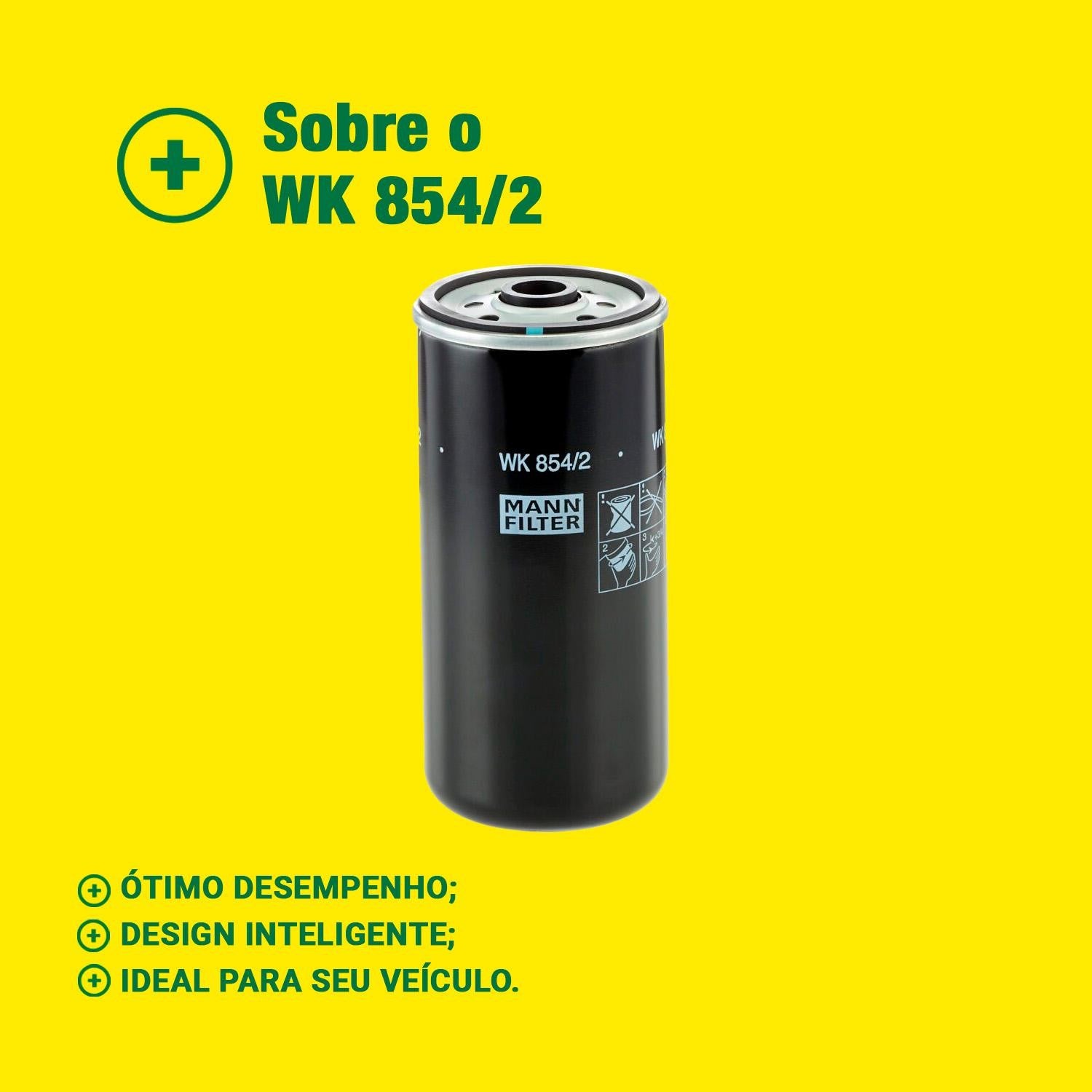 Filtro Blindado de Combustível - Mann-Filter - WK854/2 - (3)